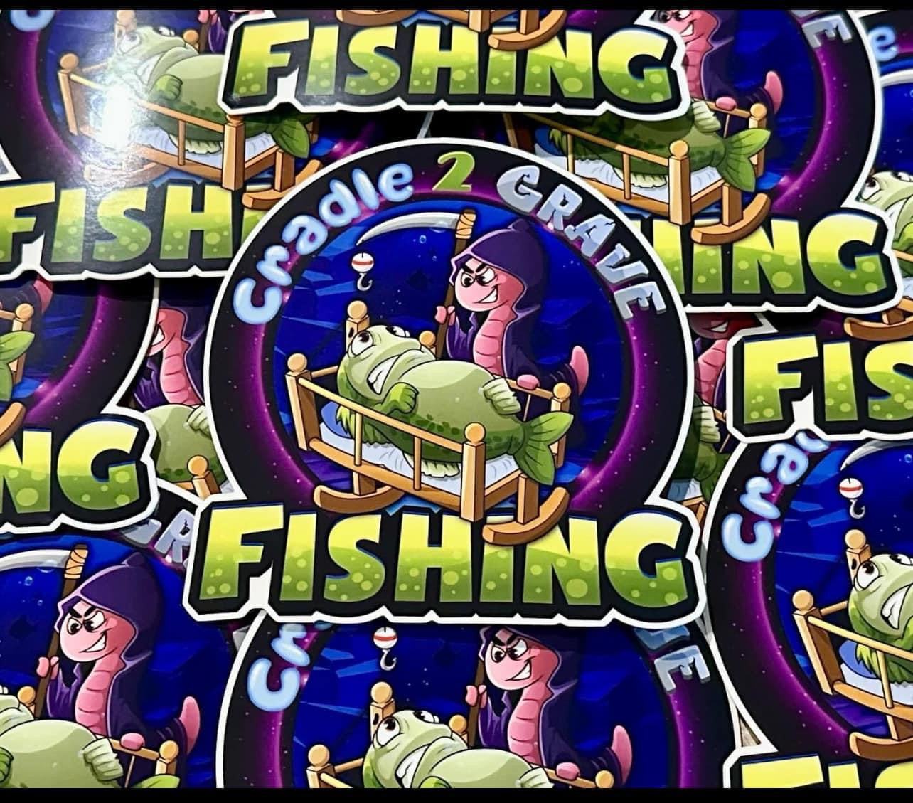 4” C2G Fishing Sticker