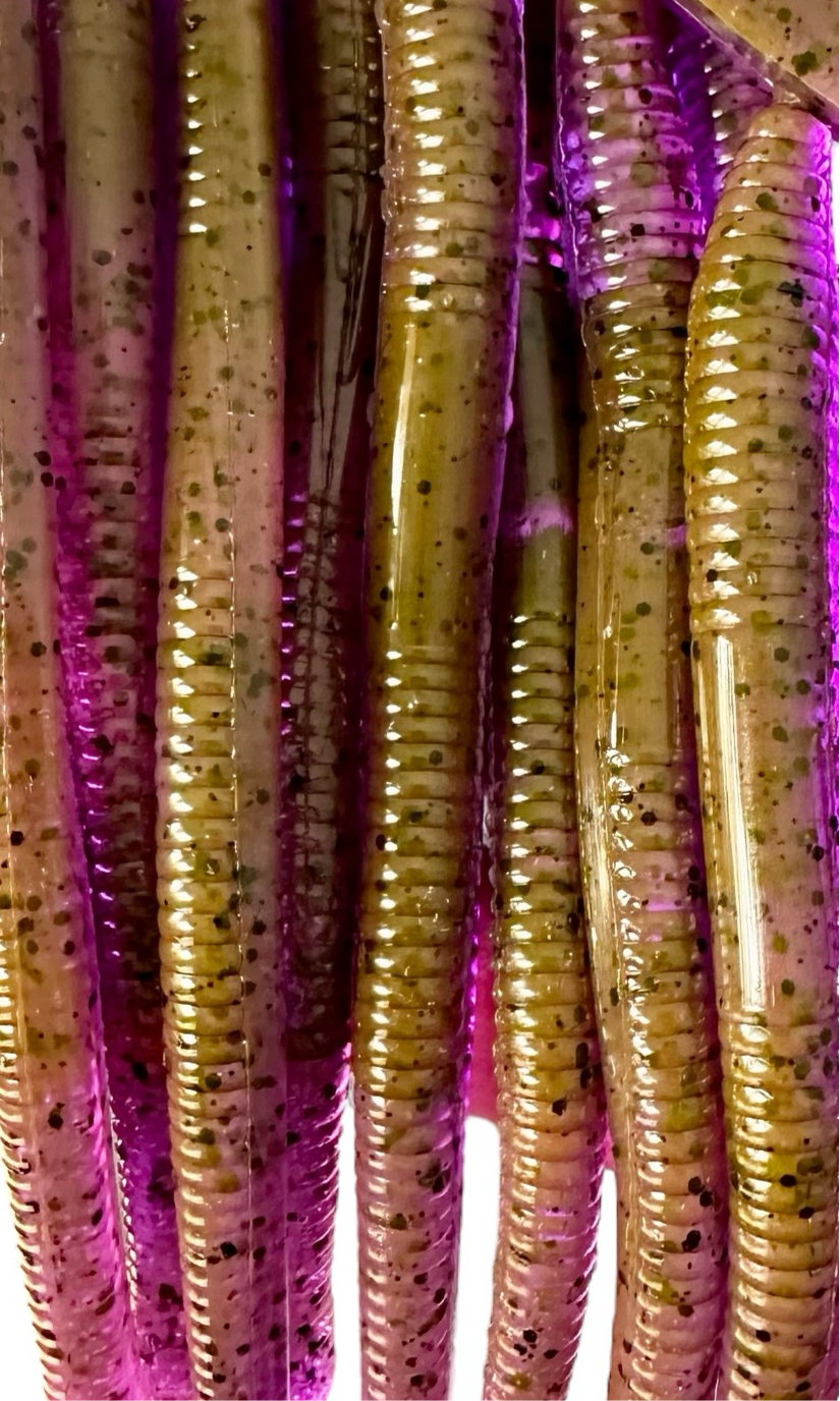 Soft Plastic Bait Bass Fishing Worm