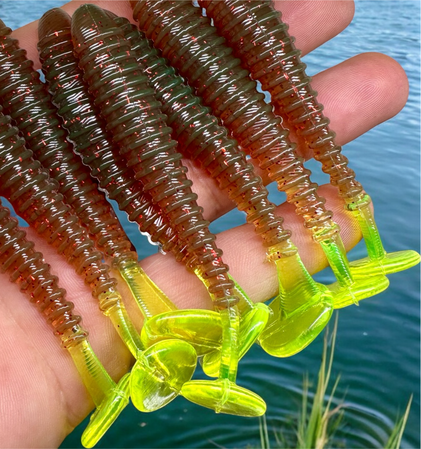 Soft Plastic Bait Bass Fishing Worm